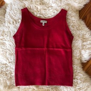 Armani Silk/Cashmere Crop Tank Sz 6